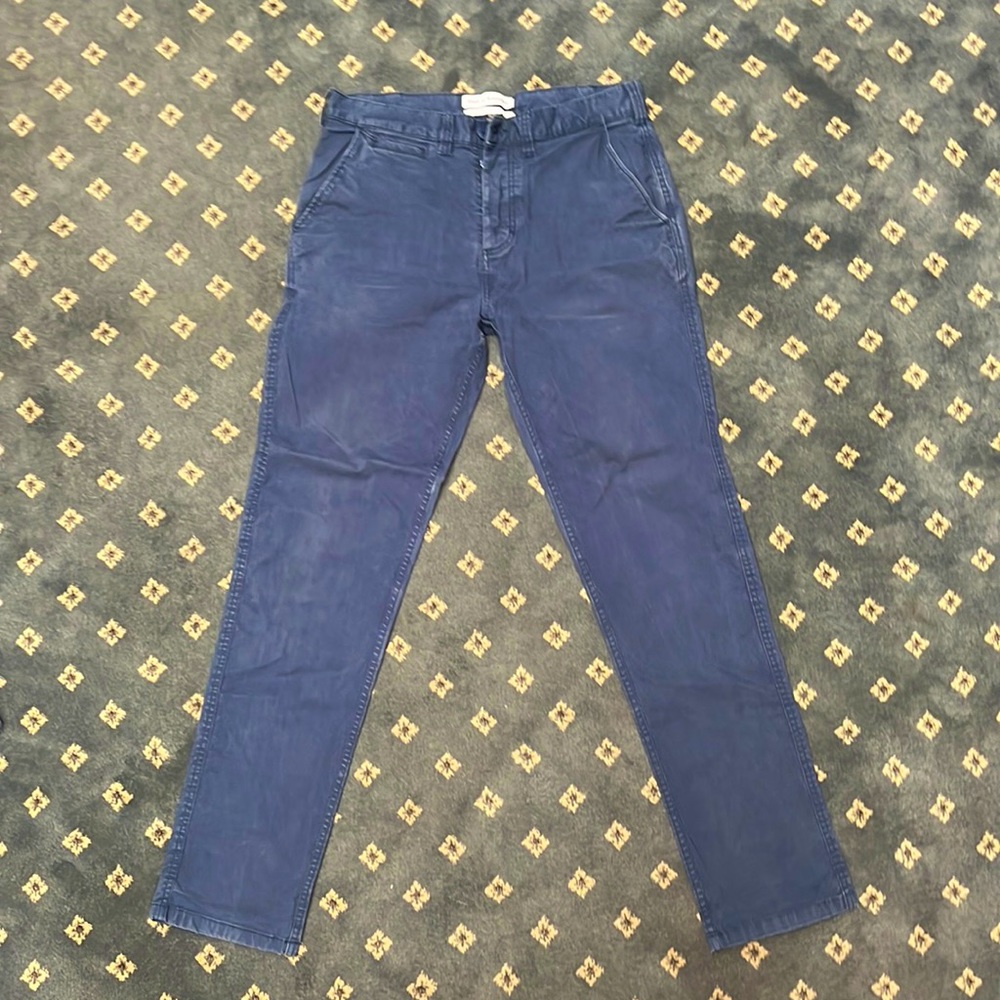 DEUS EX MACHINA navy blue men’s slim fit chino pants size 31